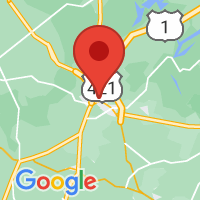 Map of Sanford, NC